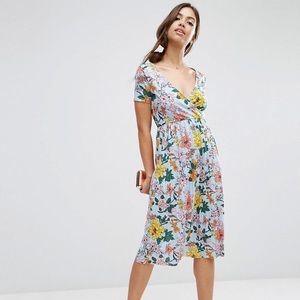 ASOS Floral MIDI Dress